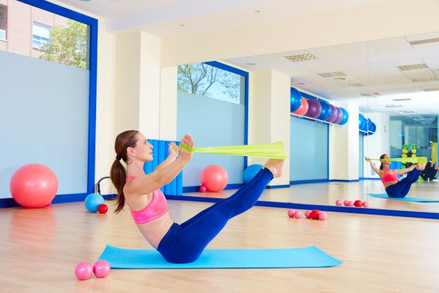 Еластична стрічка для пілатеса/фітнеса/розтяжки лента/резинка/еспандер