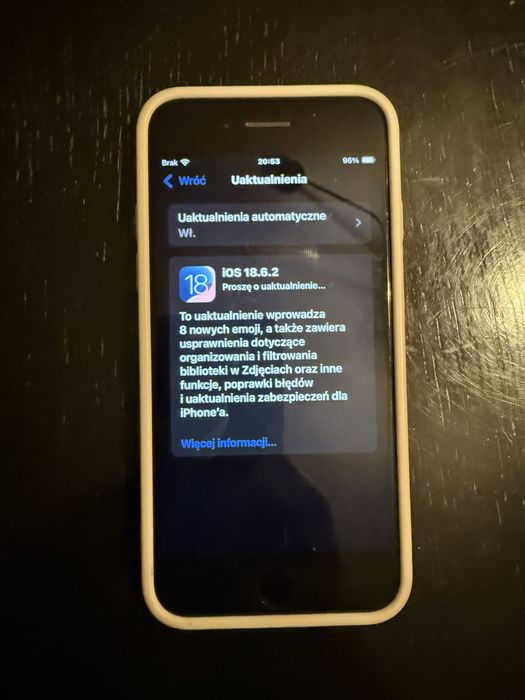 iPhone SE 2020 (2. generacja) 64 GB – bardzo dobry stan + etui