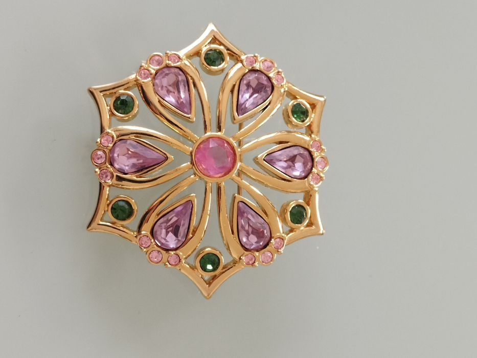 lindo broche vintage Swarovski