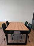NOWY! Designerski stół Loft 138x90cm + 4 krzesła