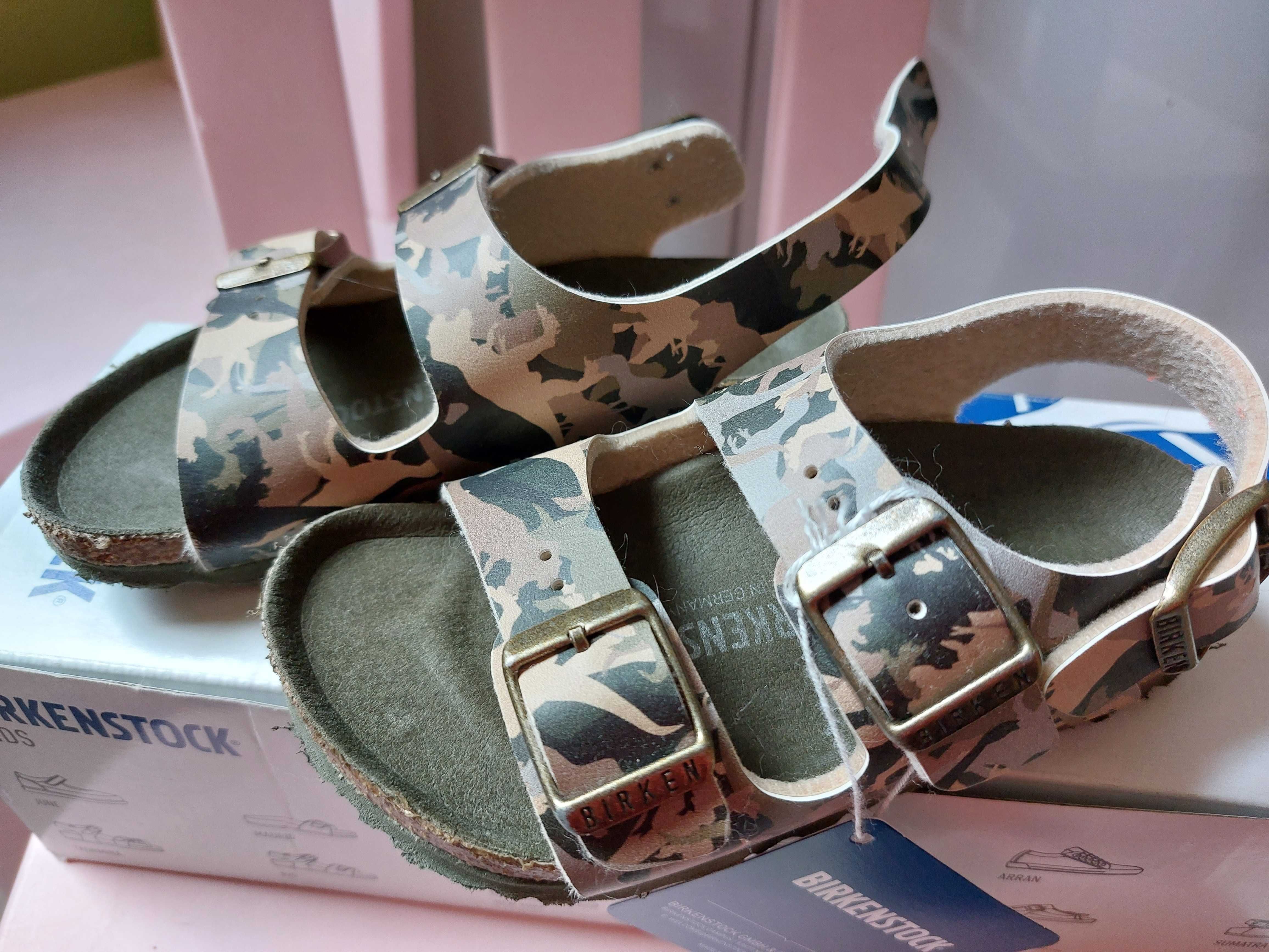 Sandały dla chłopca r. 25 nowe Birkenstock