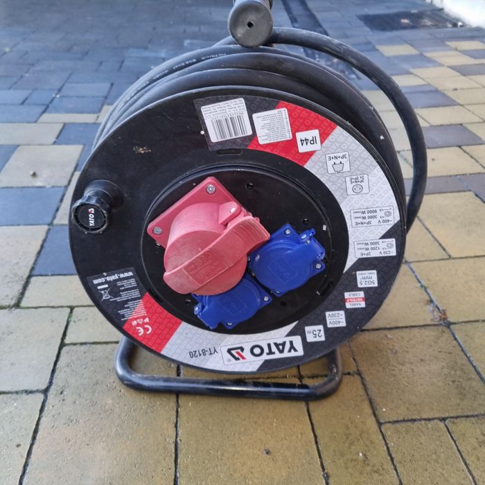 Подовжувач.переноска.удлинитель 220-380в 3фазний YT8120 YATO