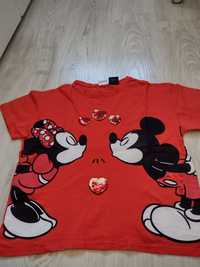 Koszulka z Minnie i Mickey Zara 140