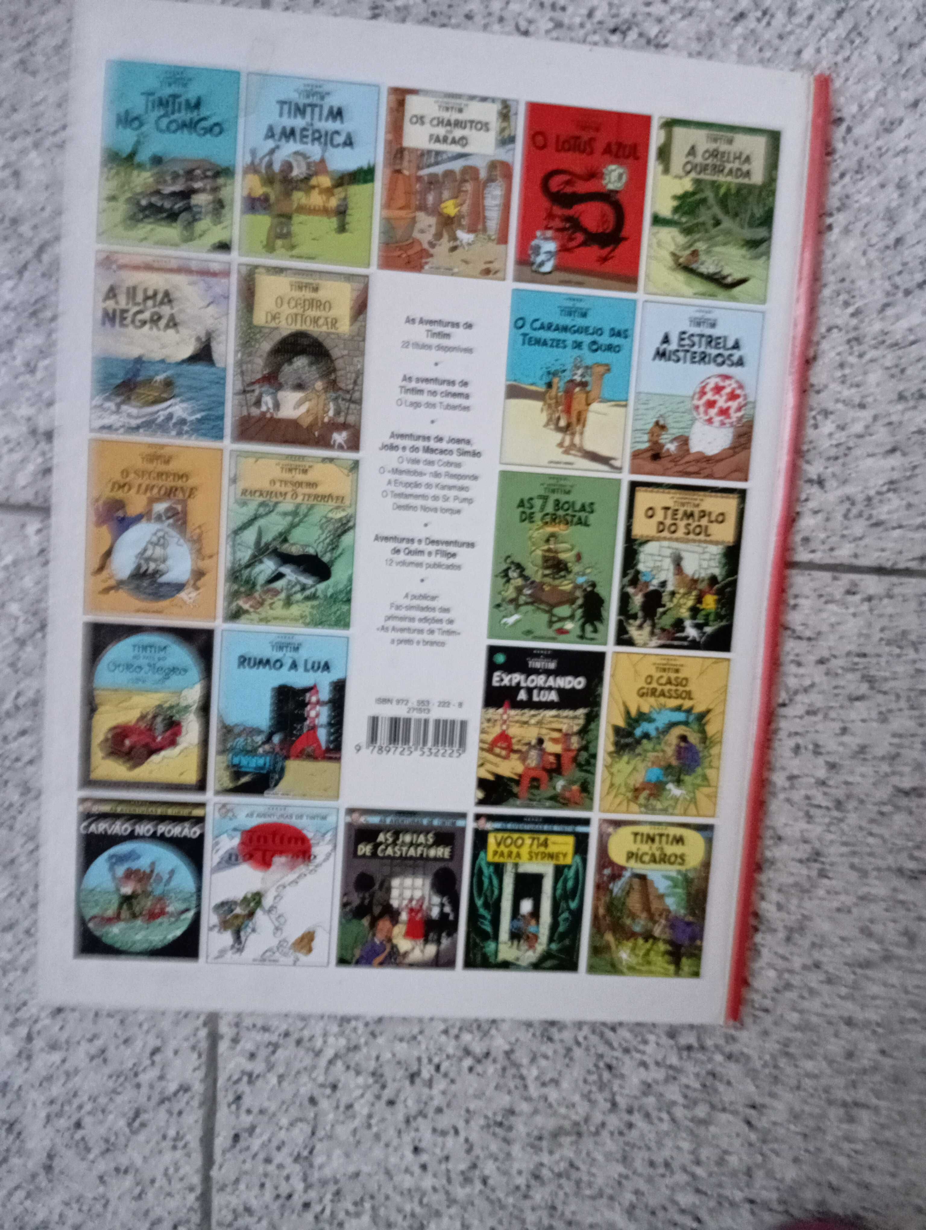 Livro As Aventuras de Tintim