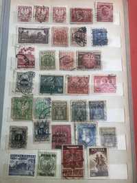 stare znaczki przedwojenne polska i usa a5