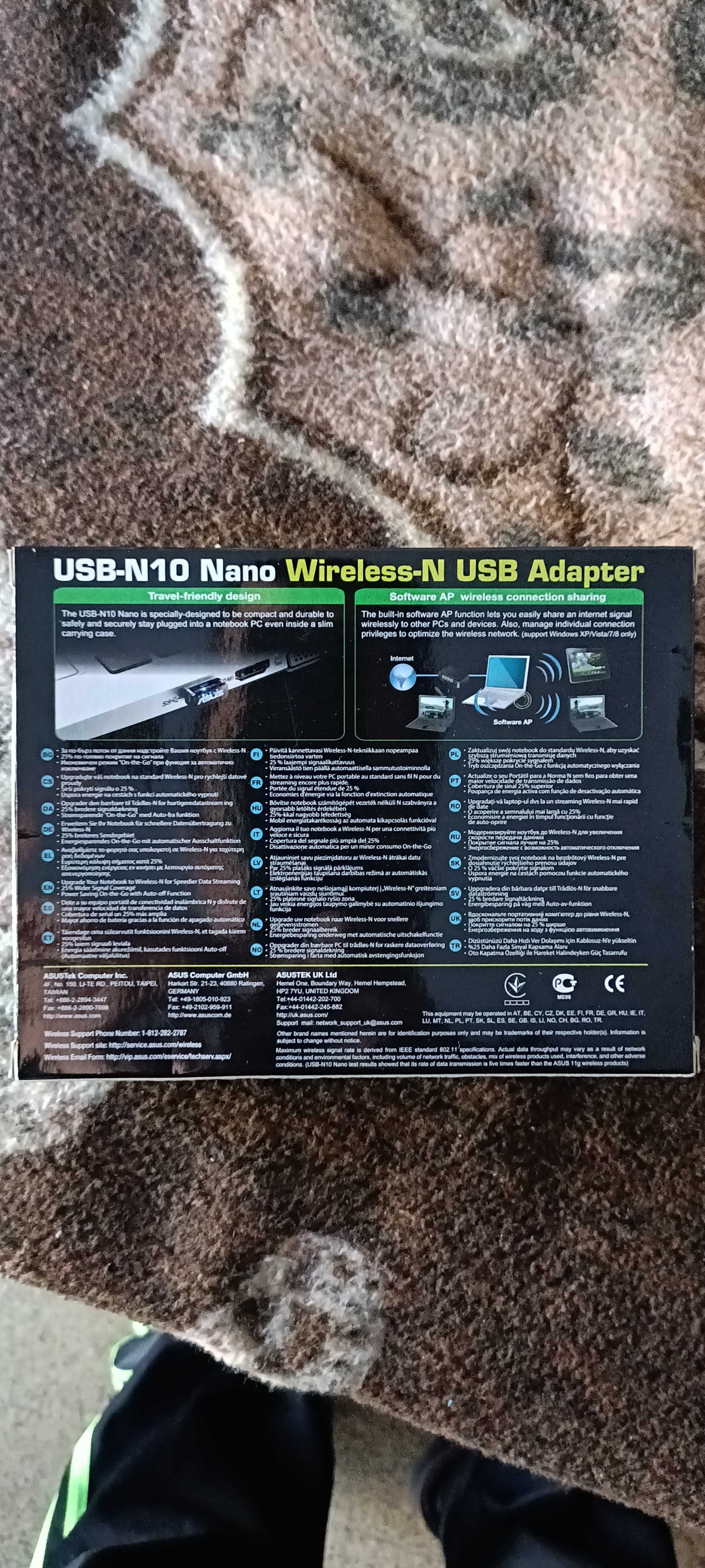 Asus USB-N10 Nano Adaptador Wireless