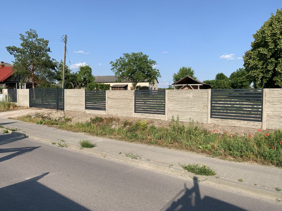 Ogrodzenia betonowe, panele ogrodzeniowe, siatka, montaż