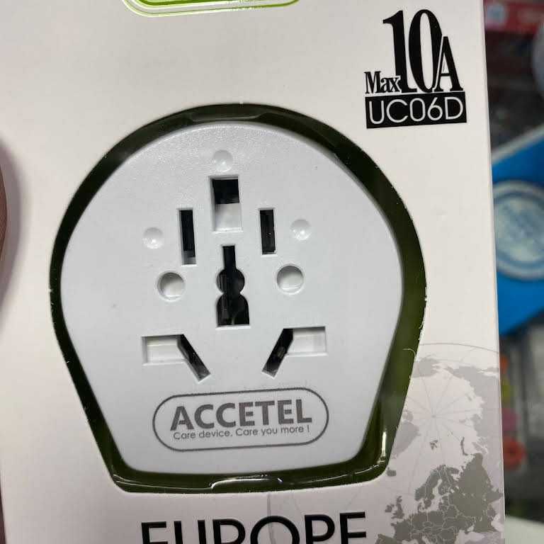 Adaptador De Viagem (Mundo Para Europa)