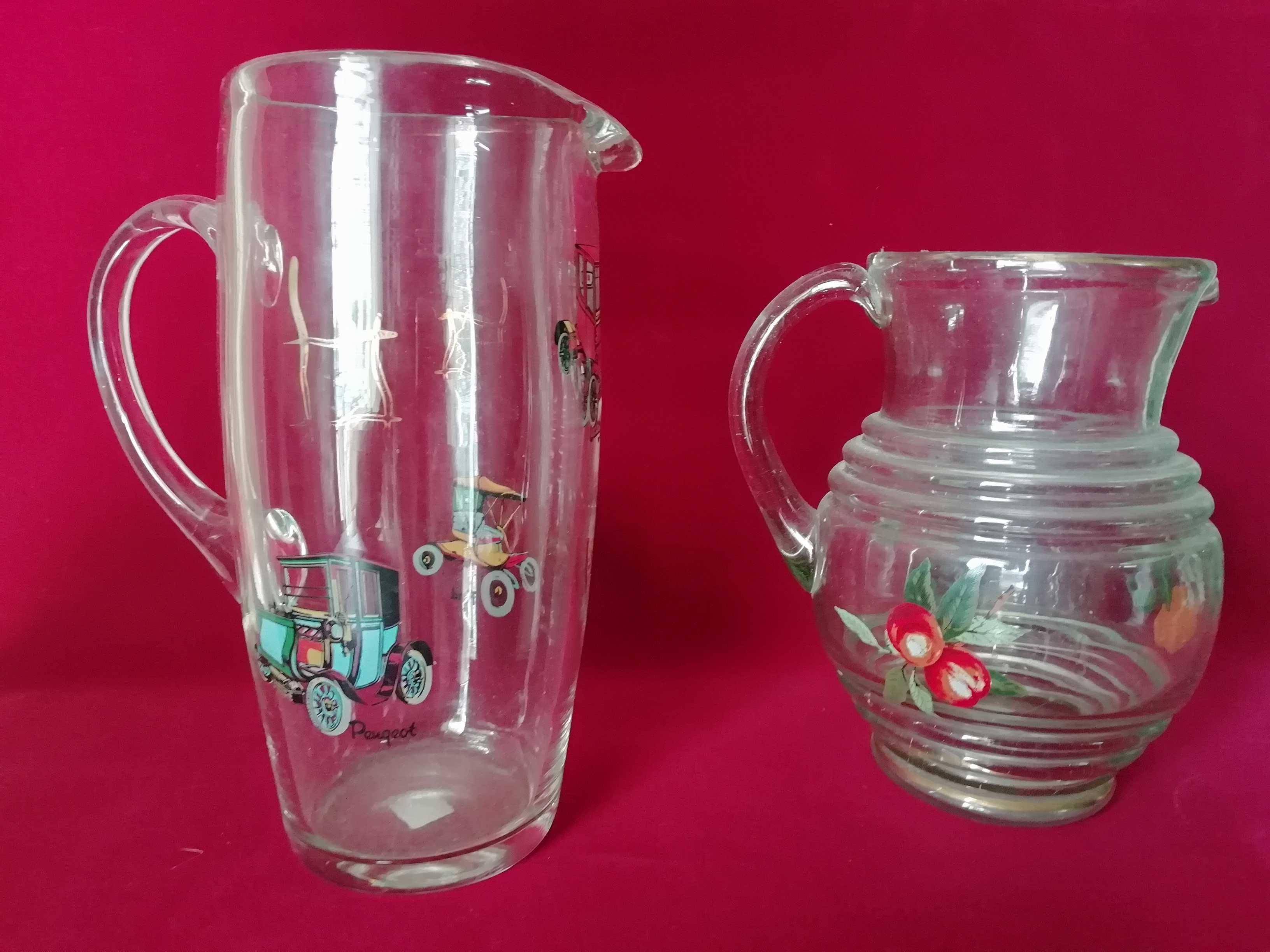 Jarros em vidro x3 - Design Português - Íconos dos anos 70