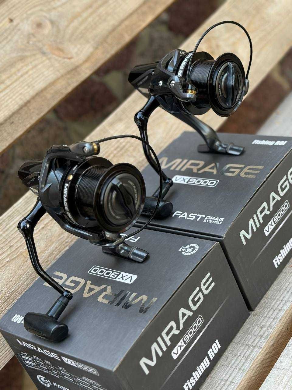 Карповая Катушка Fishing Roi Mirage VX 8000-9000 быстрый фрикцион
