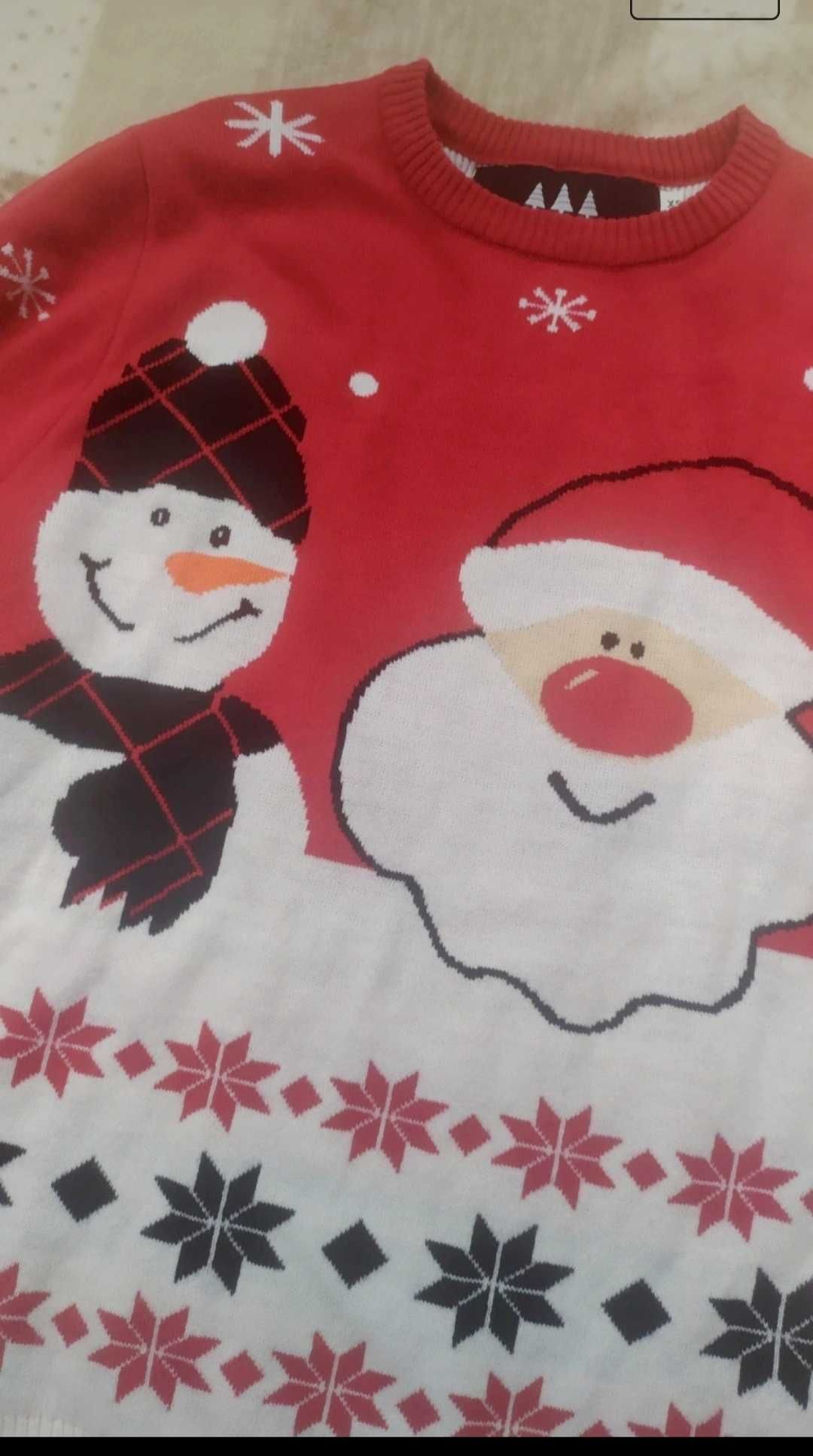 Sweter sweterek świąteczny święta Mikołaj