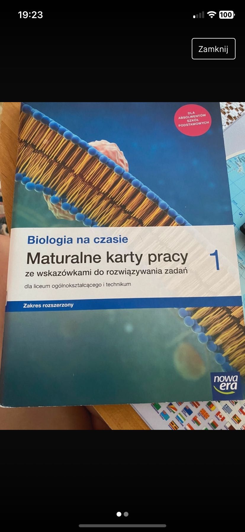 Maturalne karty pracy biologia 1