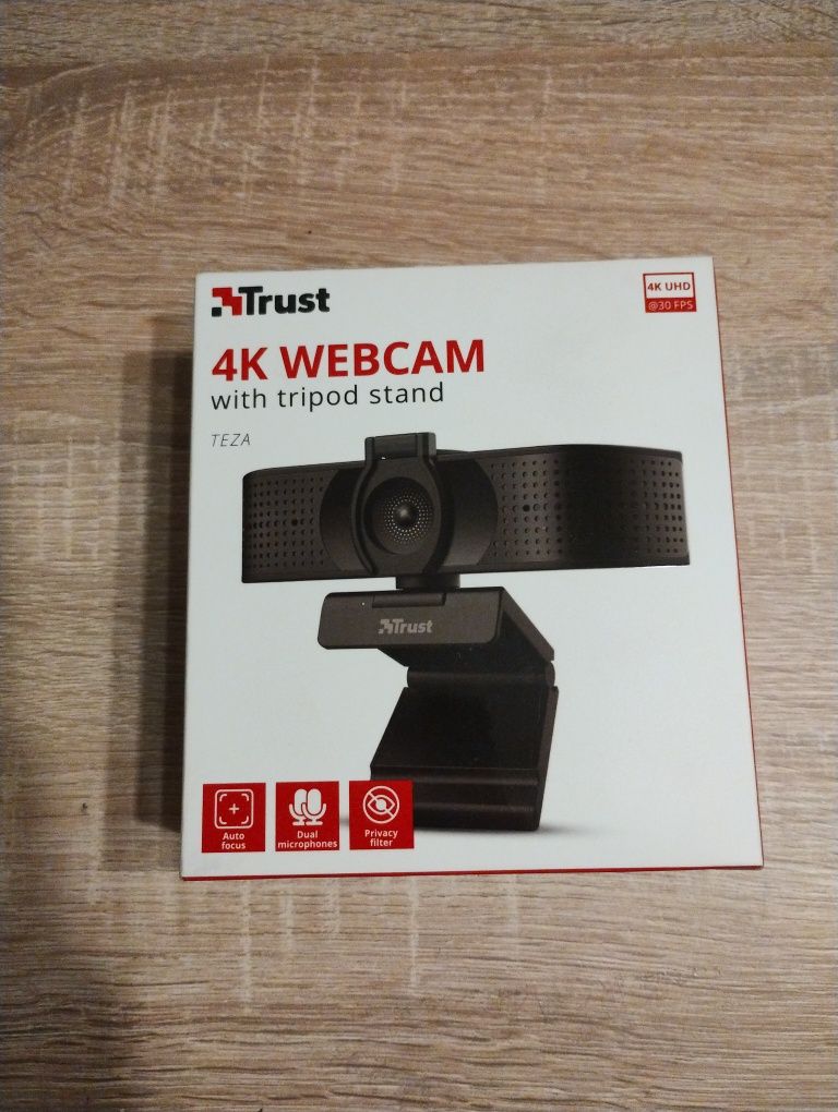 Kamerka usb kamera webcam trust TW-350 Advanced 4K Ultra HD Nowa