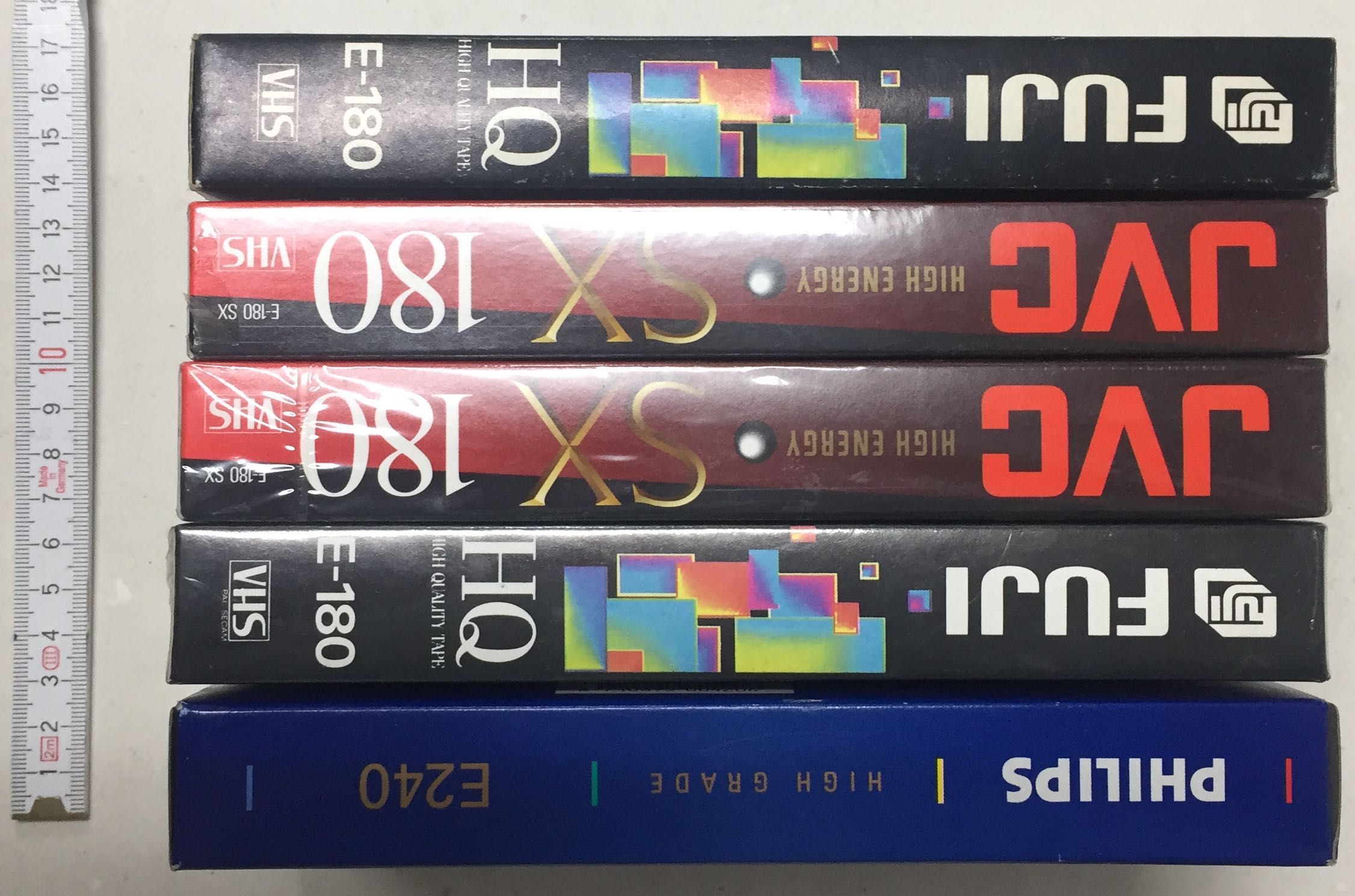 Kasety VHS czyste 5 sztuk Okazaja
