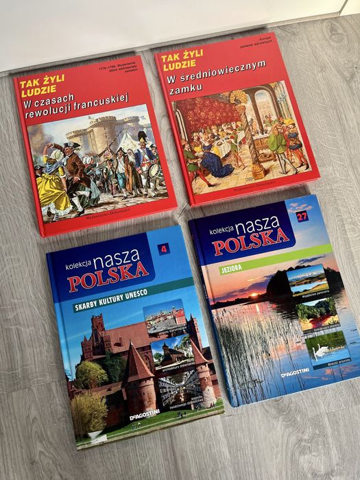 Deagostini, książki edukacyjne Polska historia UNESCO