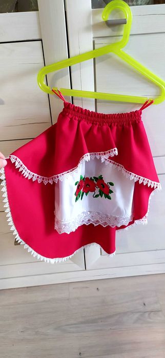 Український вишитий костюм Вишиванка спідниця на дівчинку 6-8 років