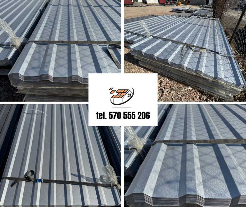 Hit ! Blacha trapezowa 7016 mat  I gatunek, blacha na dach