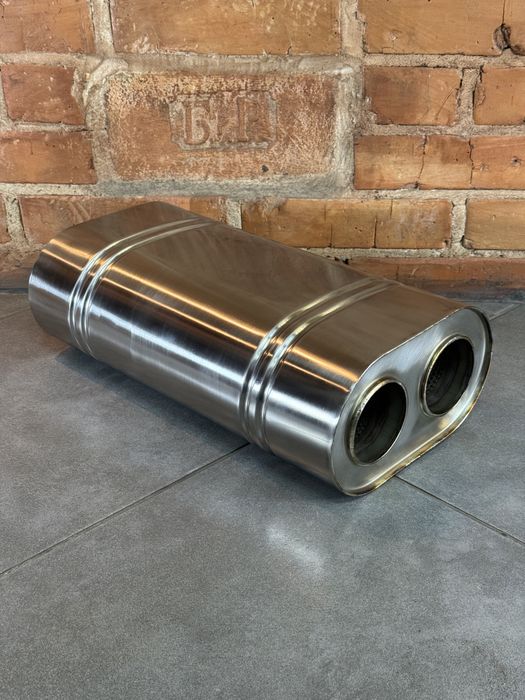 Глушник резонатор подвійний нержавіючий