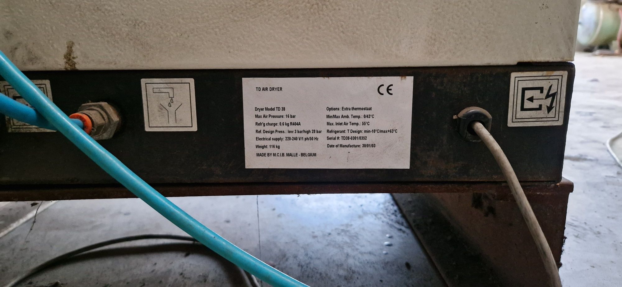 Kompresor śrubowy , sprężarka śrubowa Atlas Copco GA408