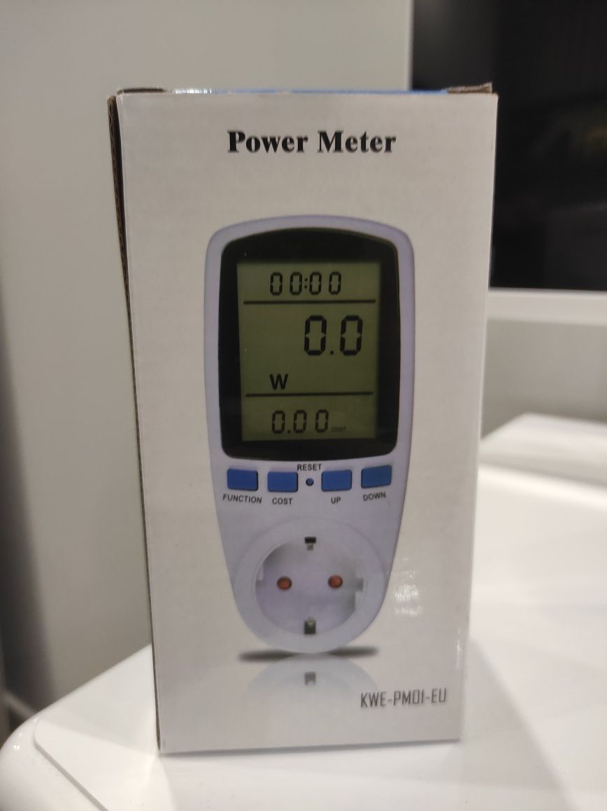 Енергометр ватраметр амперметр вольтметр Intertek 3680W