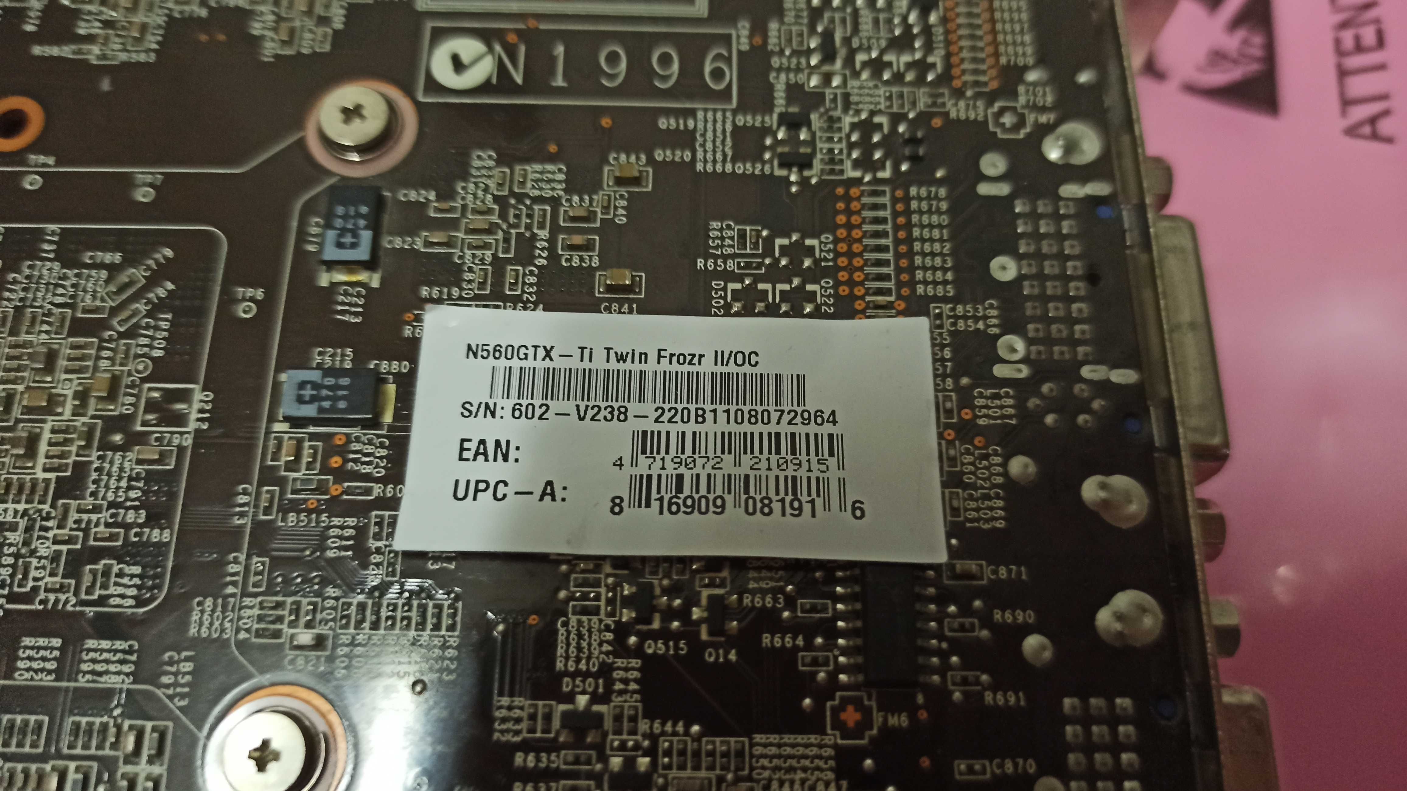 Karta graficzna MSI GeForce N560GTX-TI Twin Frozr II/OC