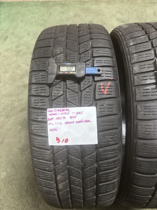 2x 205/50R17 93V Continental CONTICONTACT TS815 XL M+S 3PMSF contiseal