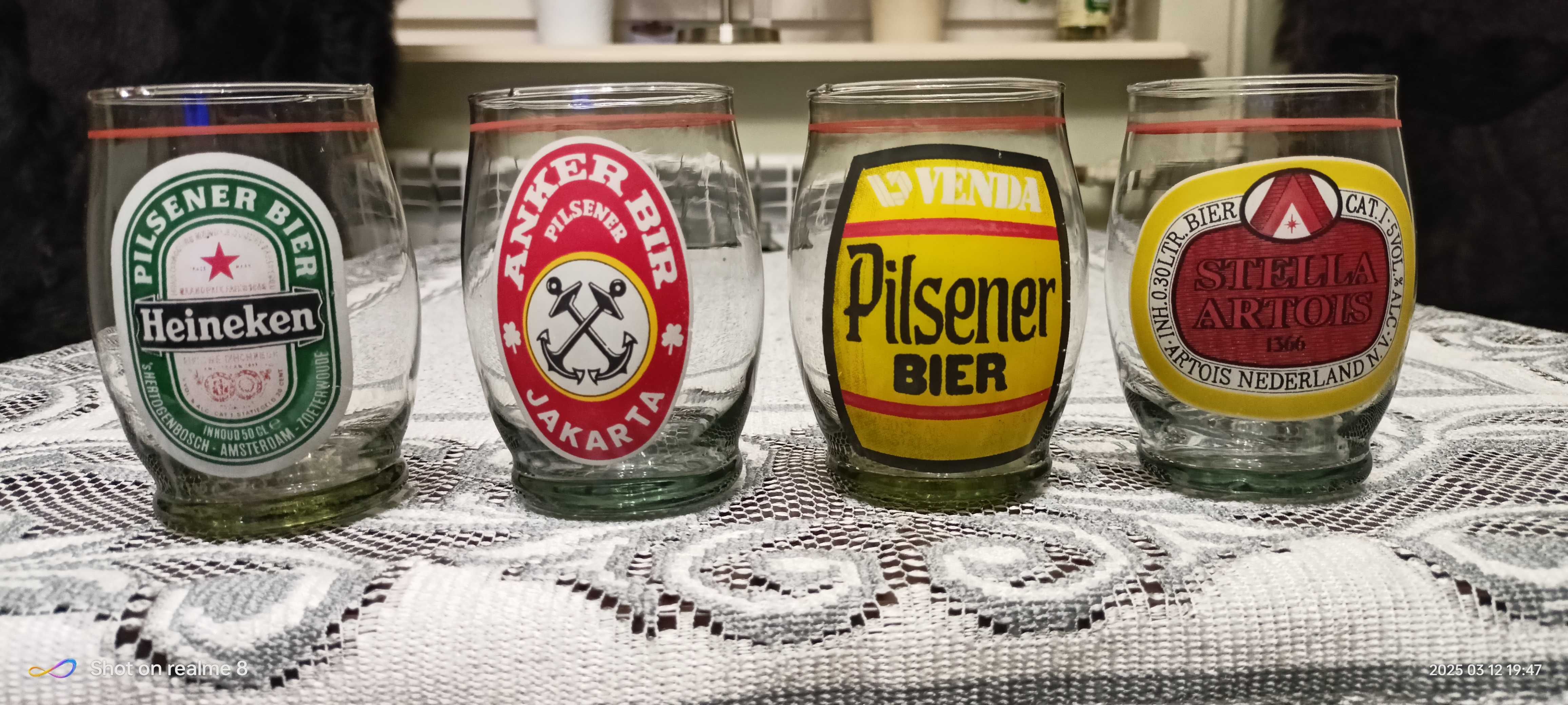 Szklanki do piwa lata 80-te