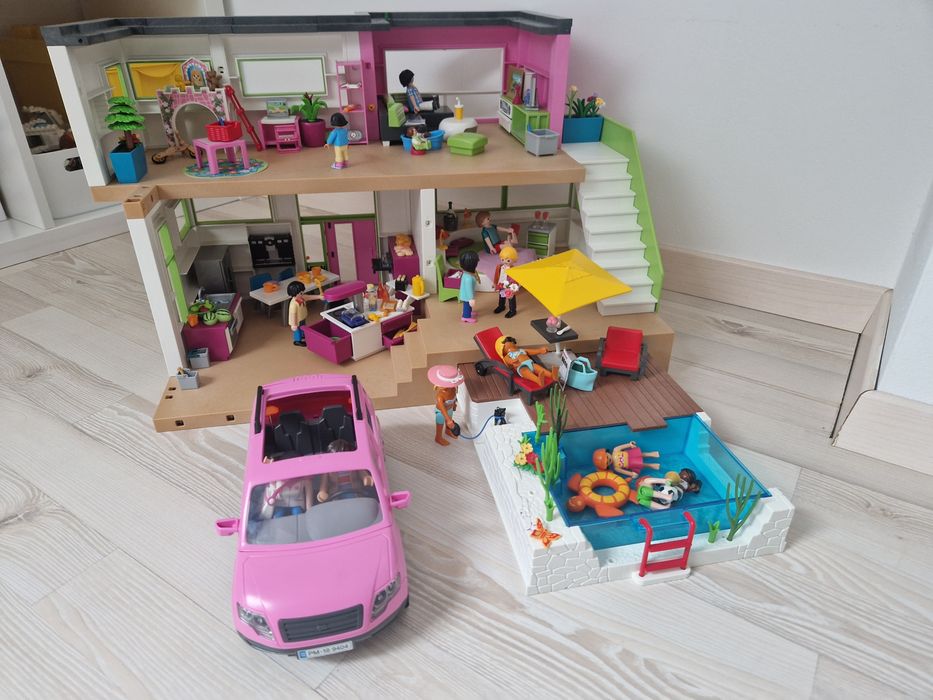 Playmobil nowoczesna willa z basenem