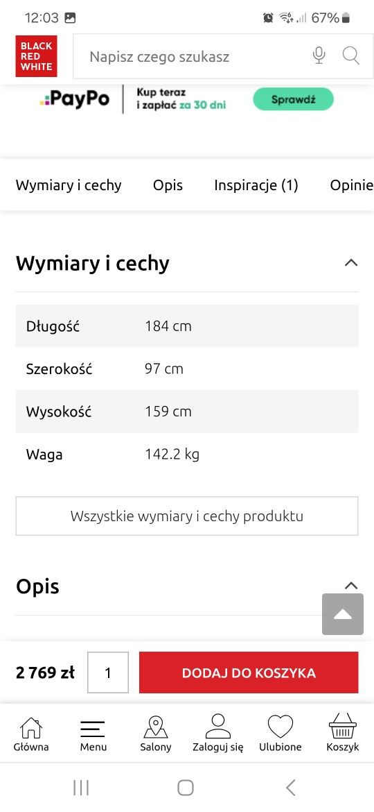 Łóżko pietrowe BRW
