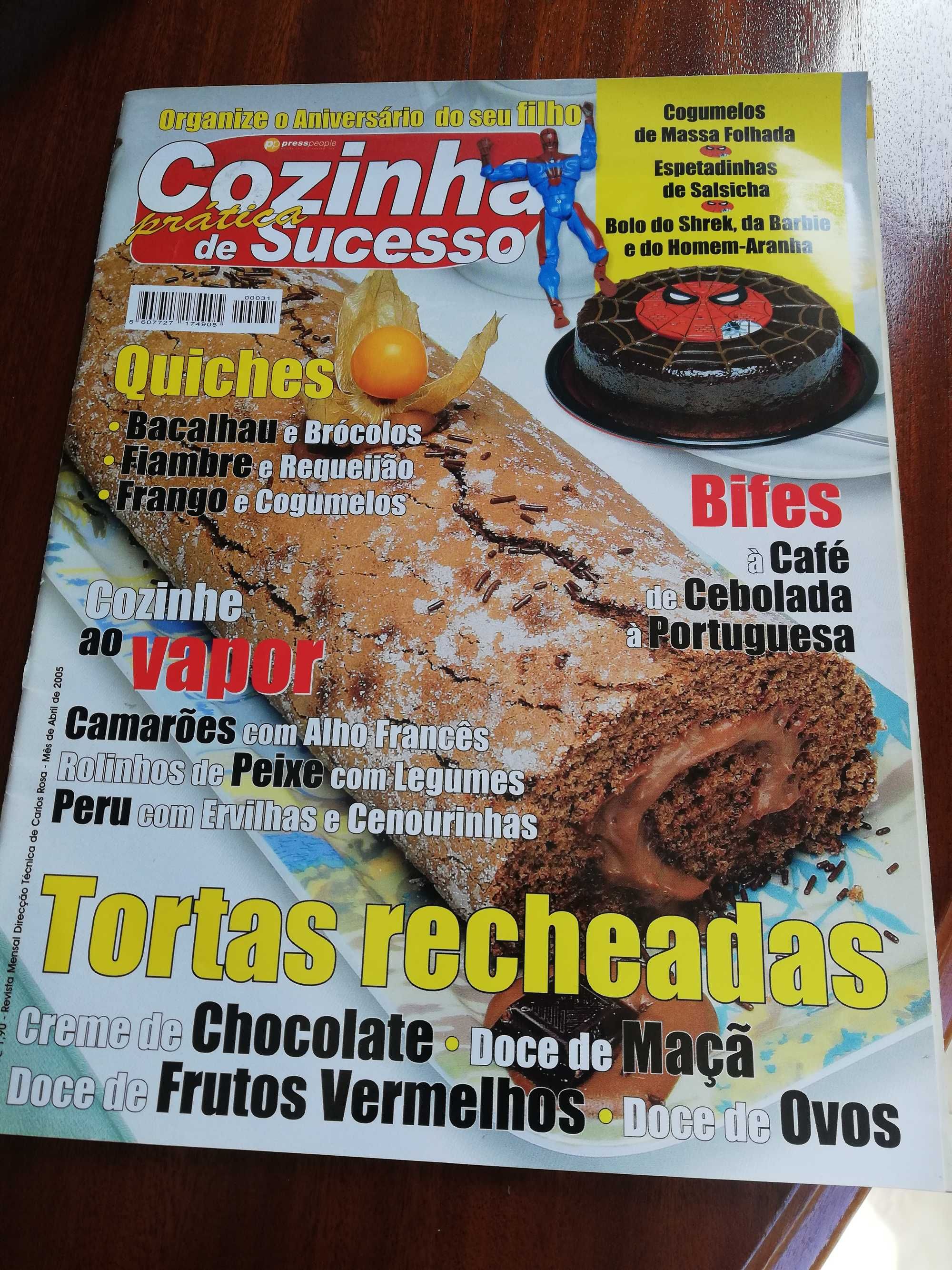 Revistas de culinária - Cozinha de Sucesso