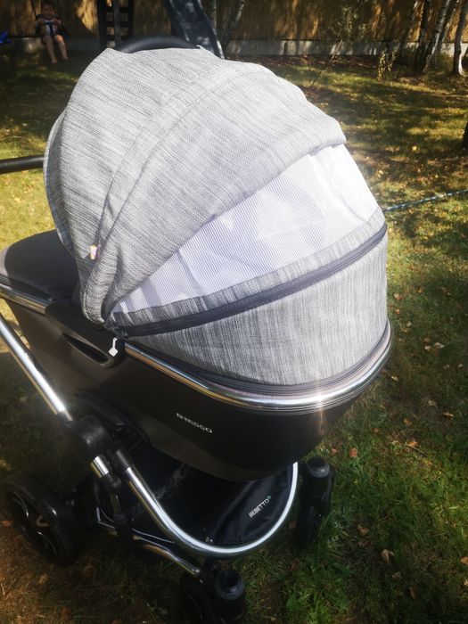 Sprzedam wózek 2w1 Bebetto Bresso wraz z akcesoriami