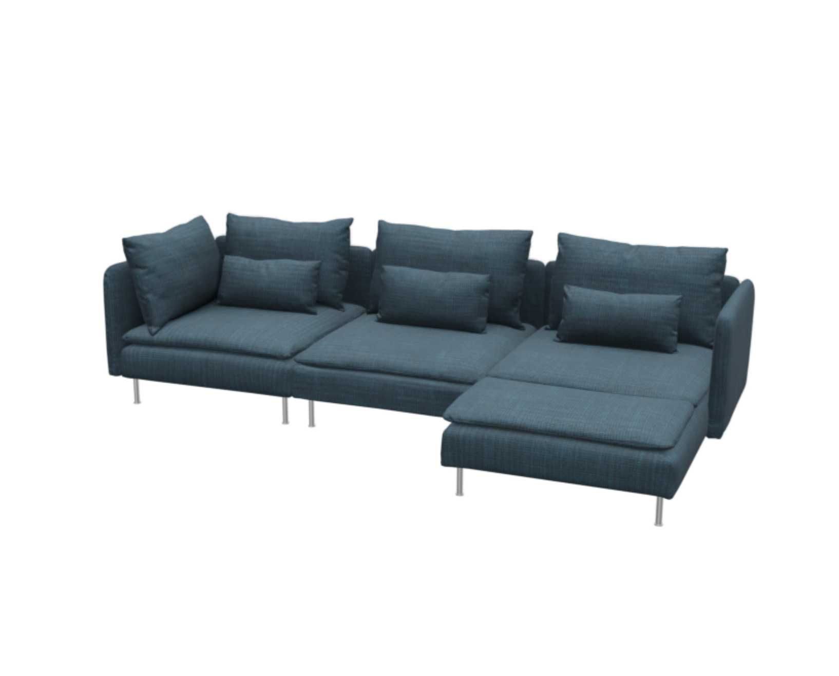 Sofa SODERHAMN 4-osobowa Tallmyra jasnozielony Ikea transport GRATIS