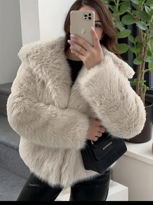 Шуба типа zara размер xs-s