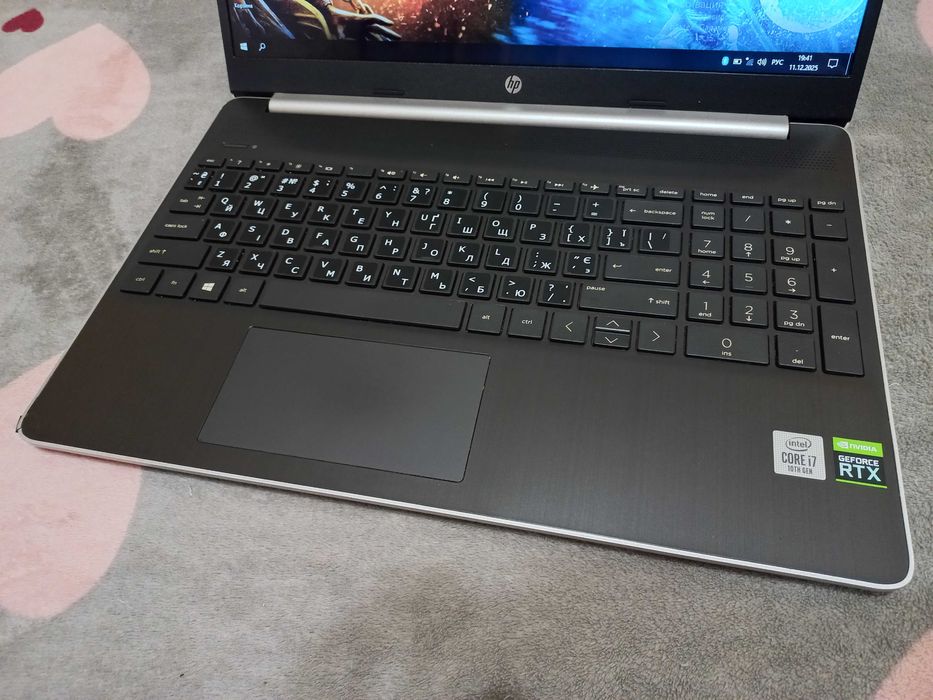 Игровой Видео RTX 2050 (4 ГБ)   Core i7 1065G7/  16 RAM/  HP Laptop 15