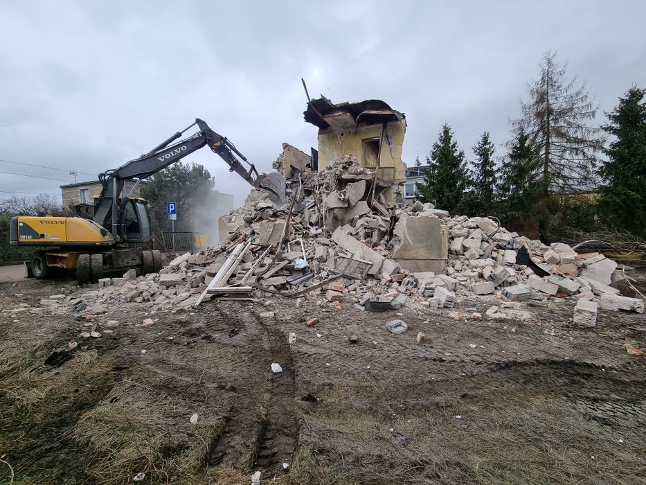 Rozbiórki całe woj Warmińsko-mazurskie rozbiórka wyburzenia wyburzenie