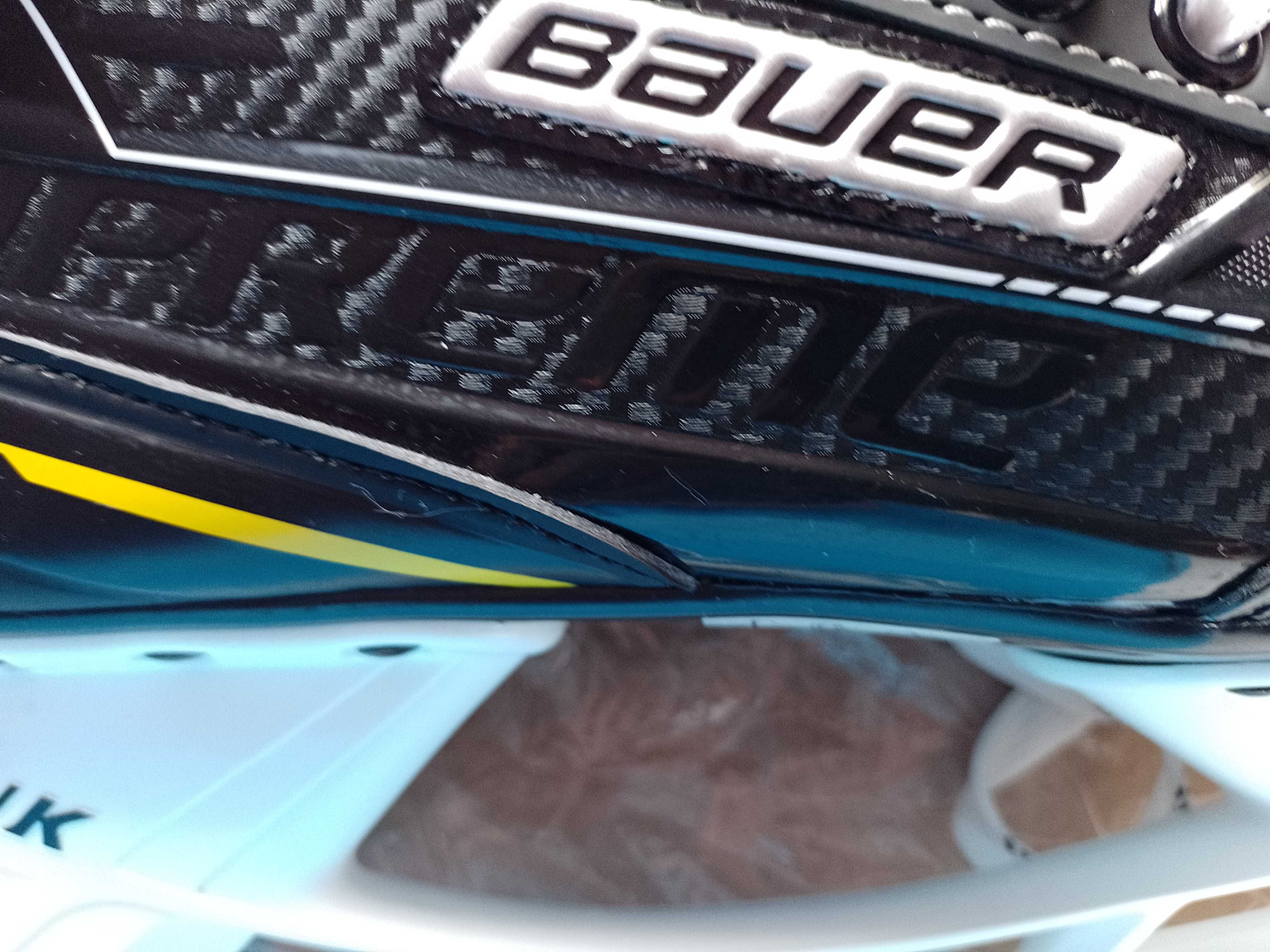 Łyżwy Bauer w rozm. 6.5D/41 używane 1-ą ślizgawkę,