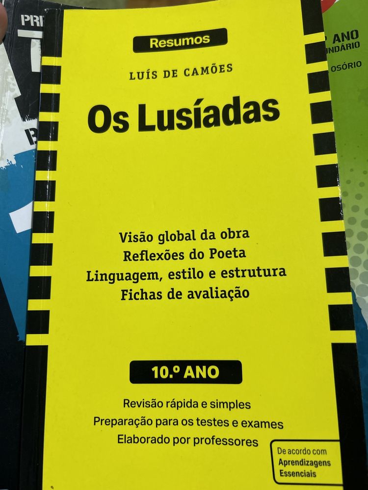 resumos camoes OS LUSIADAS 10 ano