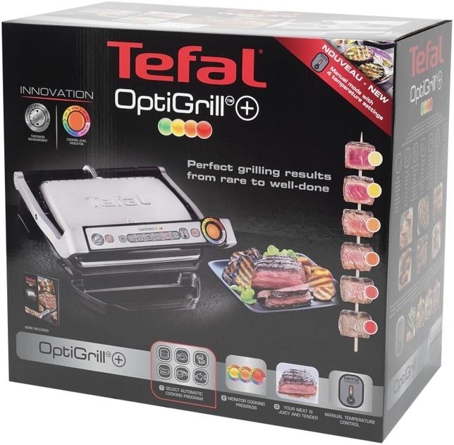 Гриль TEFAL OptiGrill+ GC712D34