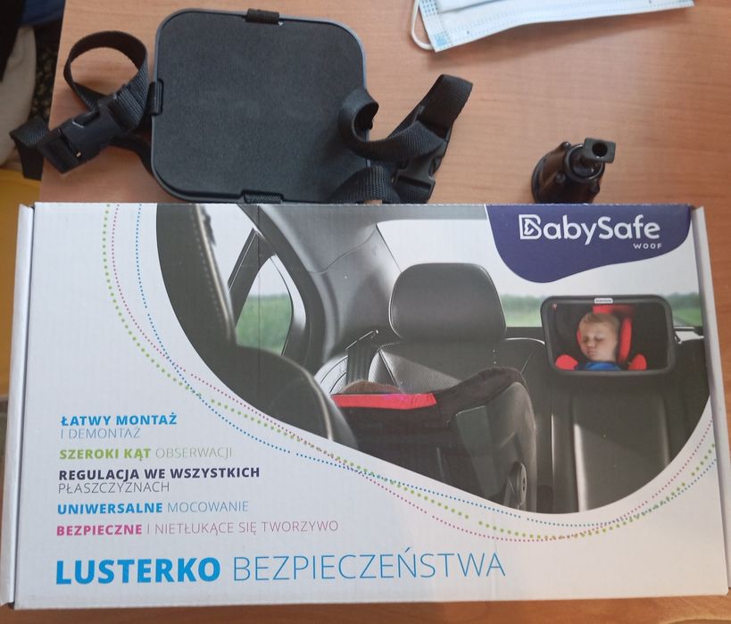 Lusterko bezpieczeństwa dla dzieci do samochodu