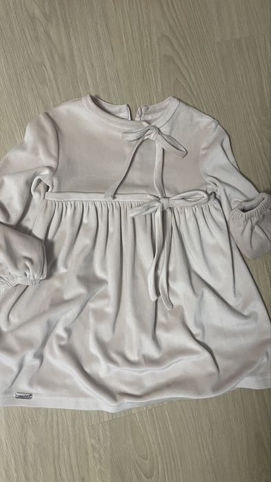 Сукня велюрова для дівчинки