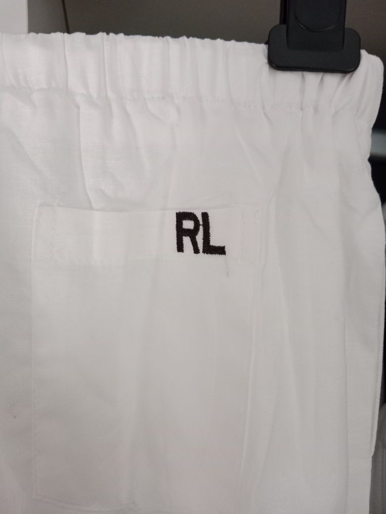 Spodnie damskie lniane polo Ralph