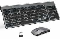 Bezprzewodowa klawiatura i mysz z podkładką pod mysz Ultra Slim Combo