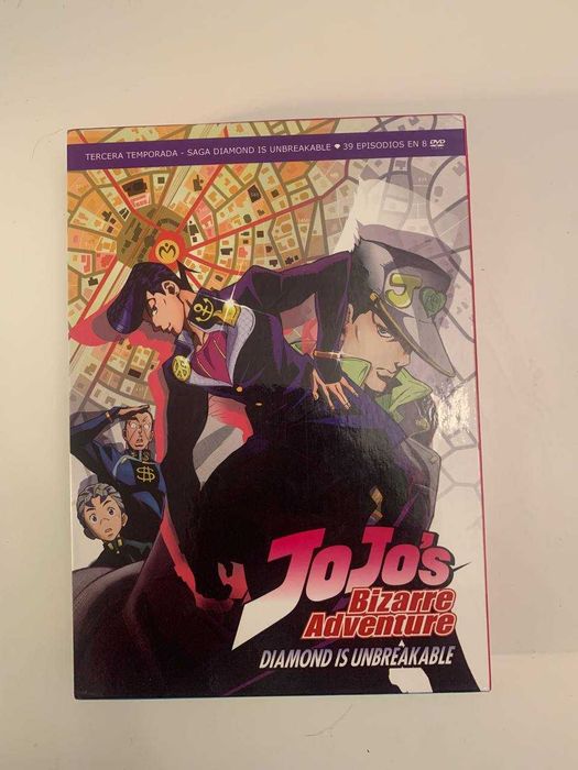 Jojo's Bizarre Adventure 3ª Temporada em 8 DVDs (Castelhano)