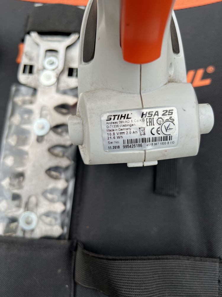 Акумоляторні. мотоножниці  STIHL HSA 25