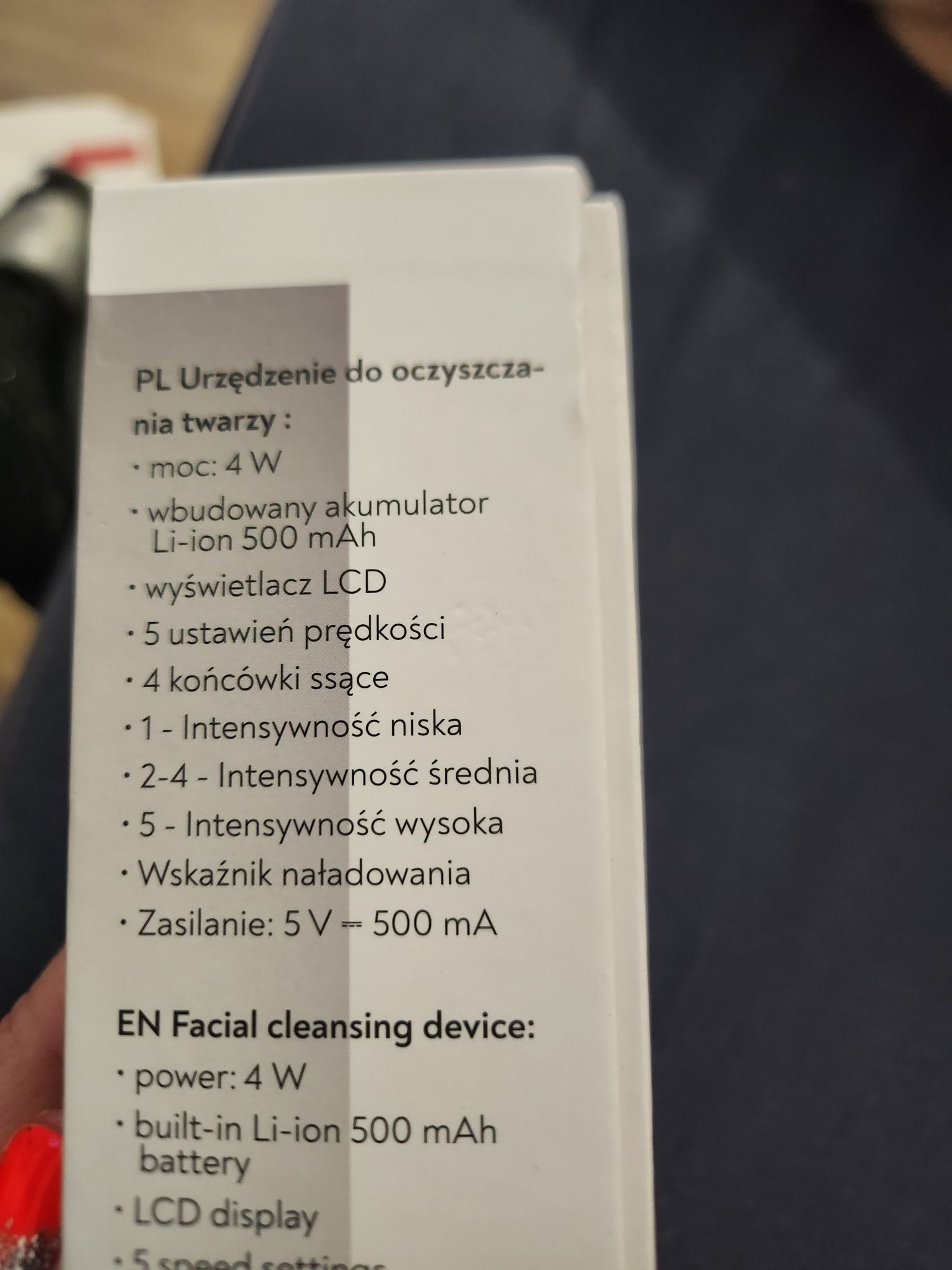 Urzadzenie do oczyszczania twarzy