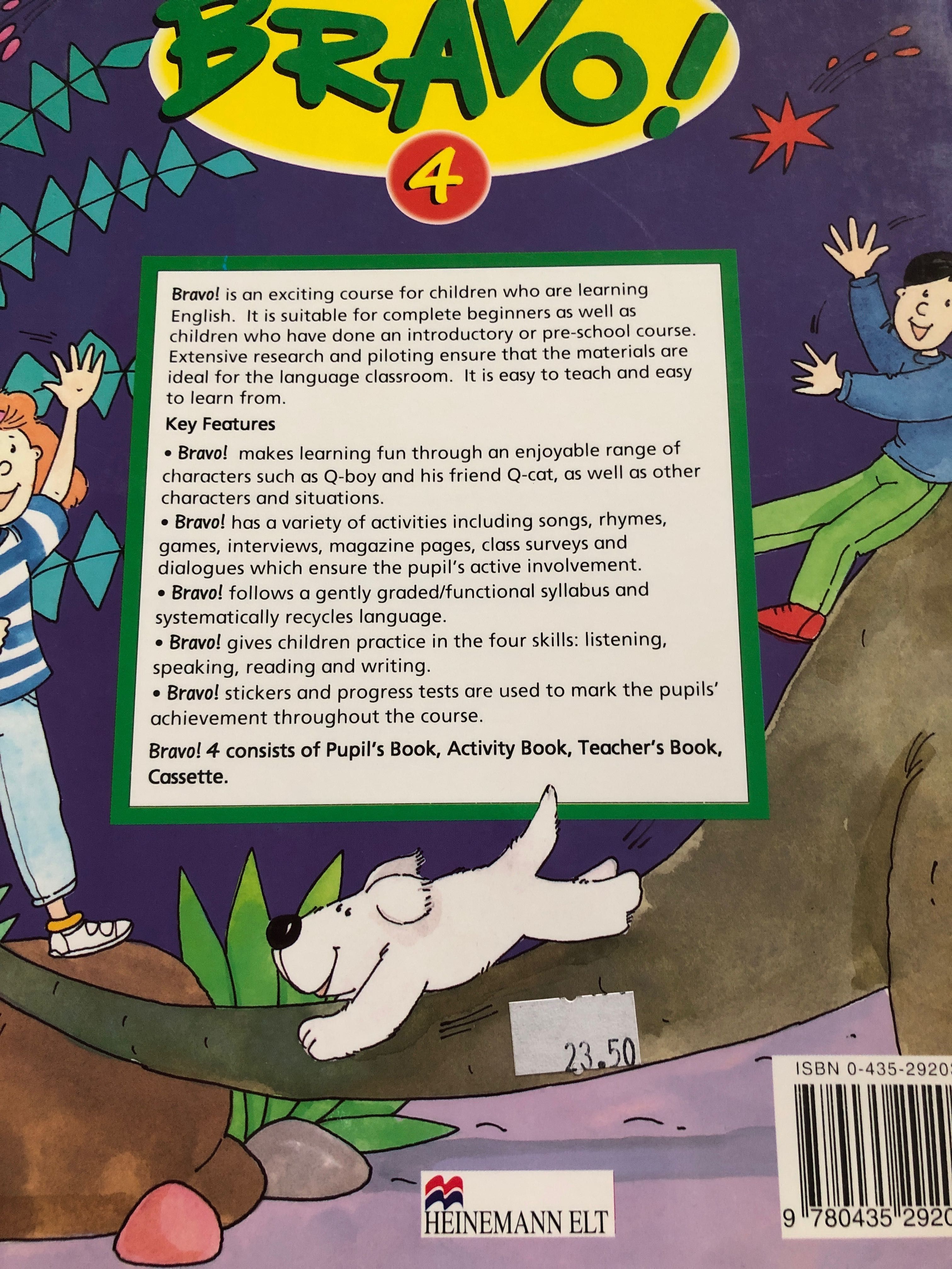 „Bravo 4” Pupil’s Book, Activity Book, TB + kaseta gratis