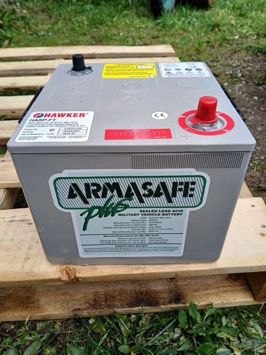 Акумулятор Hawker ArmaSafe Plus 12V 120Ah AGM військовий оригінал NATO