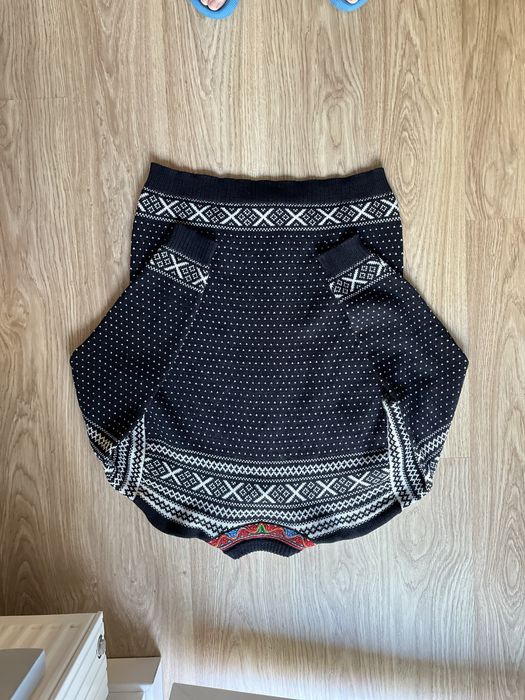 Sweter z virgin wool Nordstrikk L XL schurwolle norweski kardigan