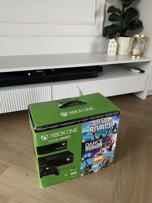 Xbox One 500Gb + Kinect + 15 gier