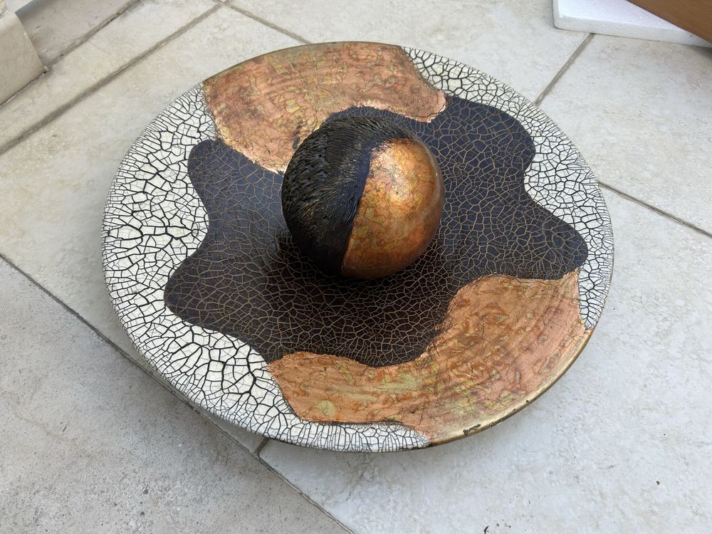 Prato decorativo para centro de mesa